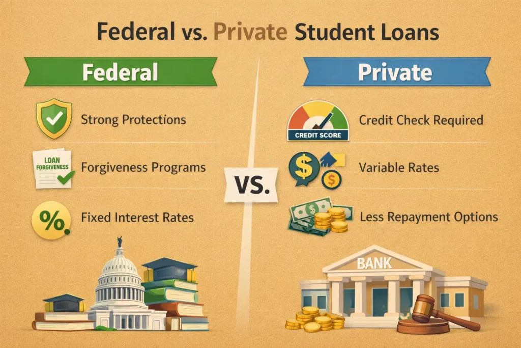 Federal vs Private Student Loans