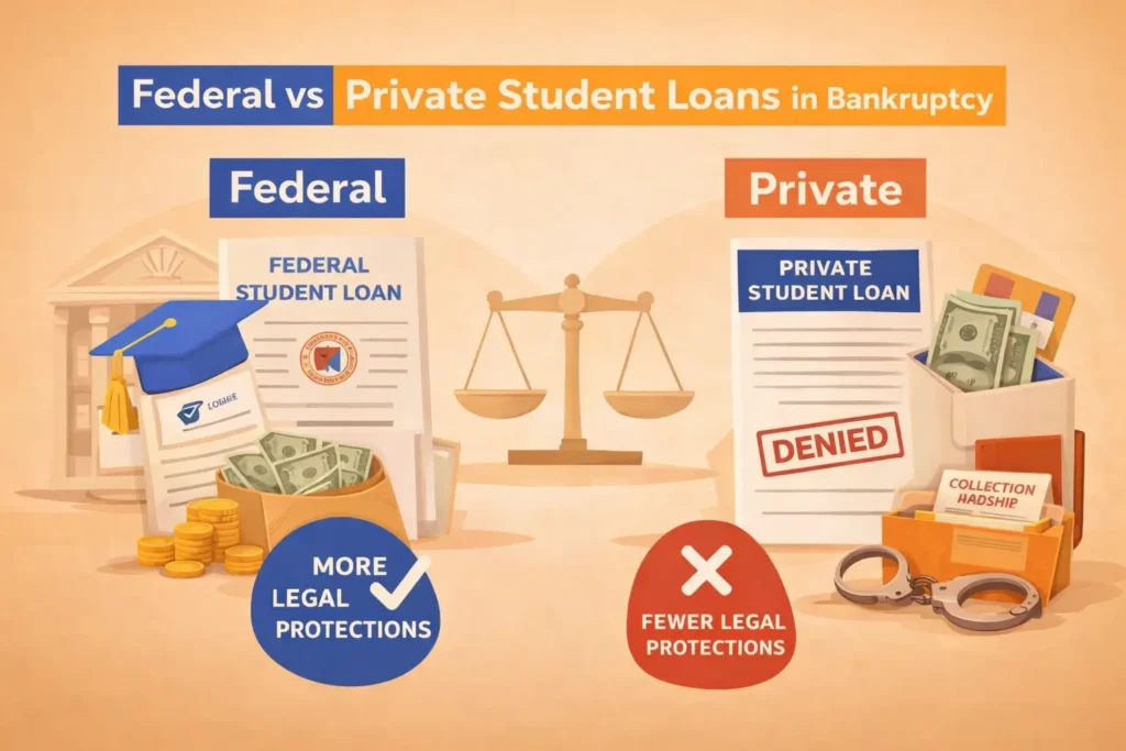 Federal vs. Private Student Loans in Bankruptcy