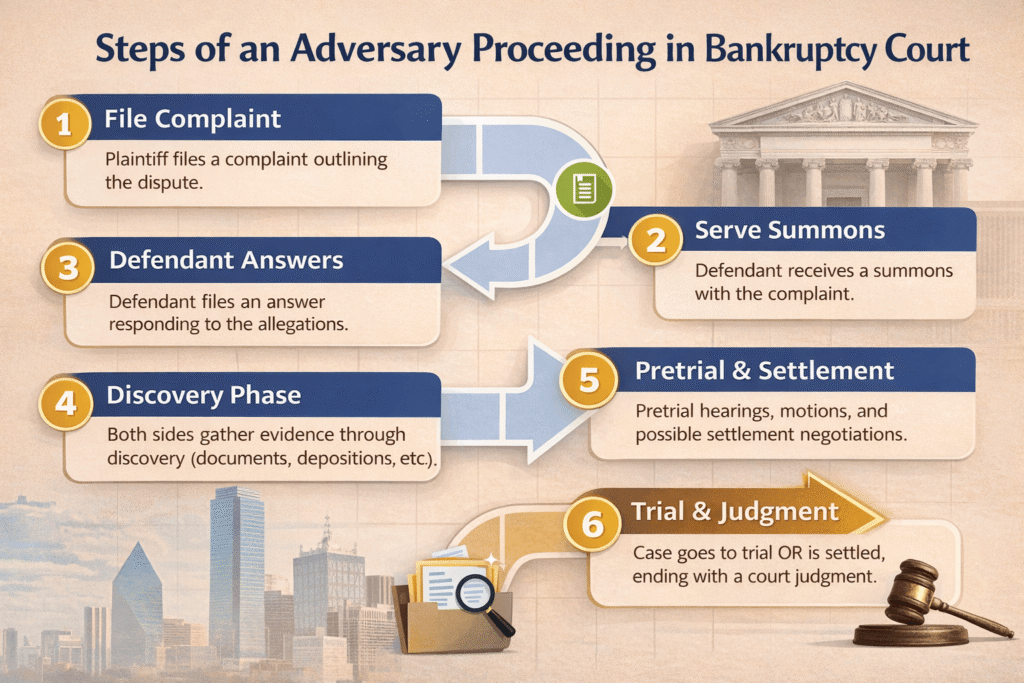 How to file an adversary proceeding step by step