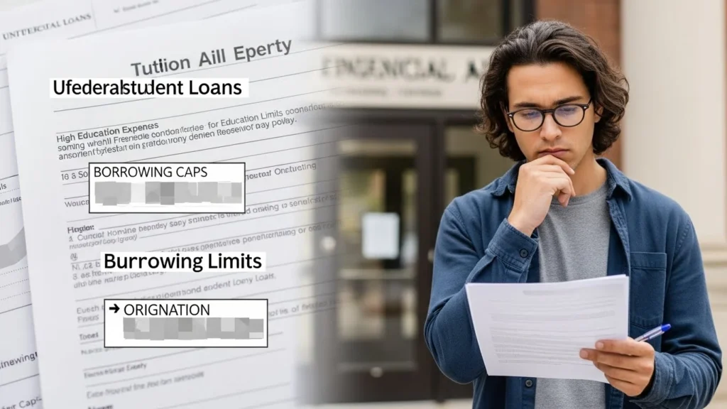Chart or visual illustrating disadvantages of federal student loans, including interest accrual, repayment challenges, and long-term debt