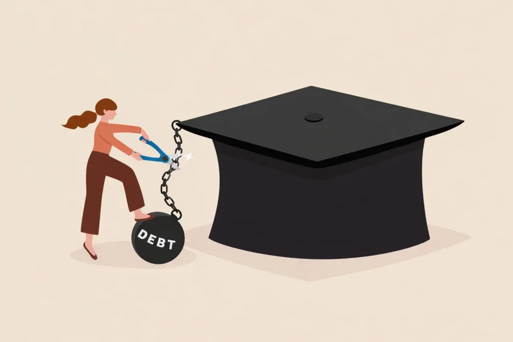is student loan bankruptcy worth it decision illustration