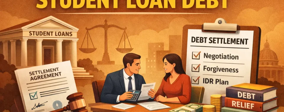 legally settle student loan debt